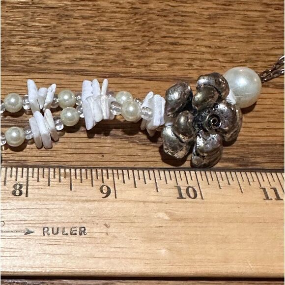 Handcrafted Beach Shell Necklace & Pendant + Earrings - Picture 5 of 5